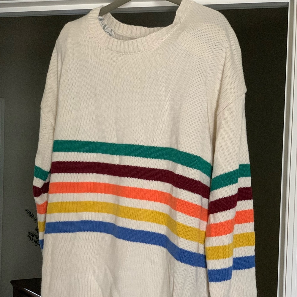 Emmer & Oat Long Sleeve Fall Knit Sweater (M)